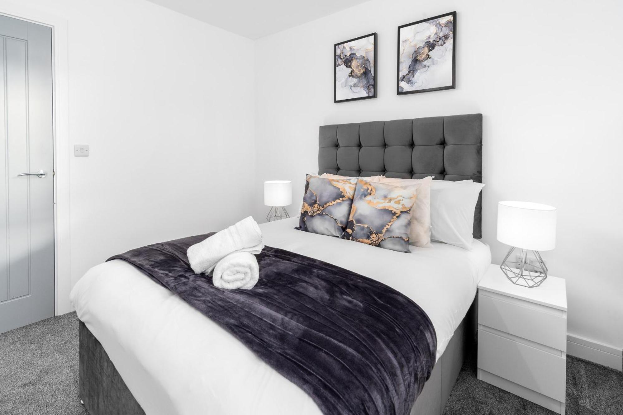 Luxury Apartment - 2 Bedrooms - Balcony - Parking - Netflix - Wifi - 7Mc Birmingham Kültér fotó