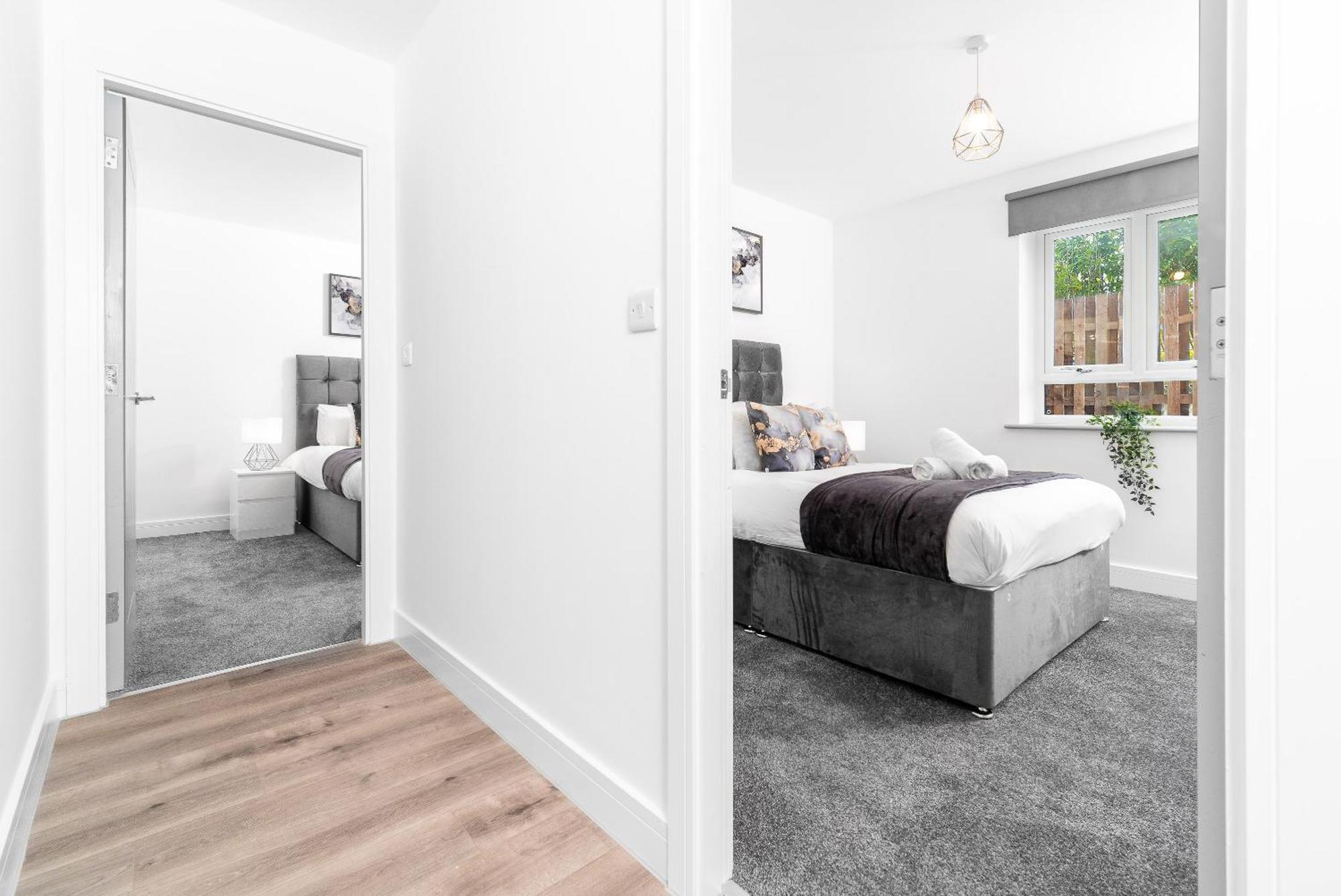 Luxury Apartment - 2 Bedrooms - Balcony - Parking - Netflix - Wifi - 7Mc Birmingham Kültér fotó